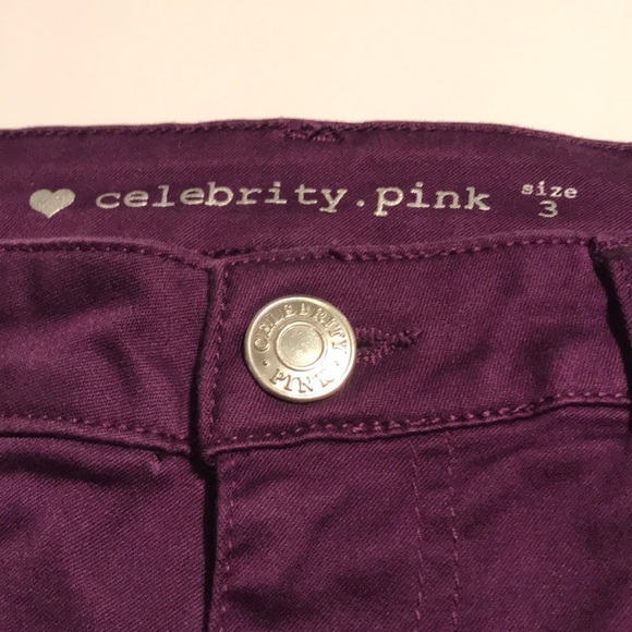 🌺 3 for $15 🌺 Juniors Size 3 Purple Pants - Picture 3 of 5